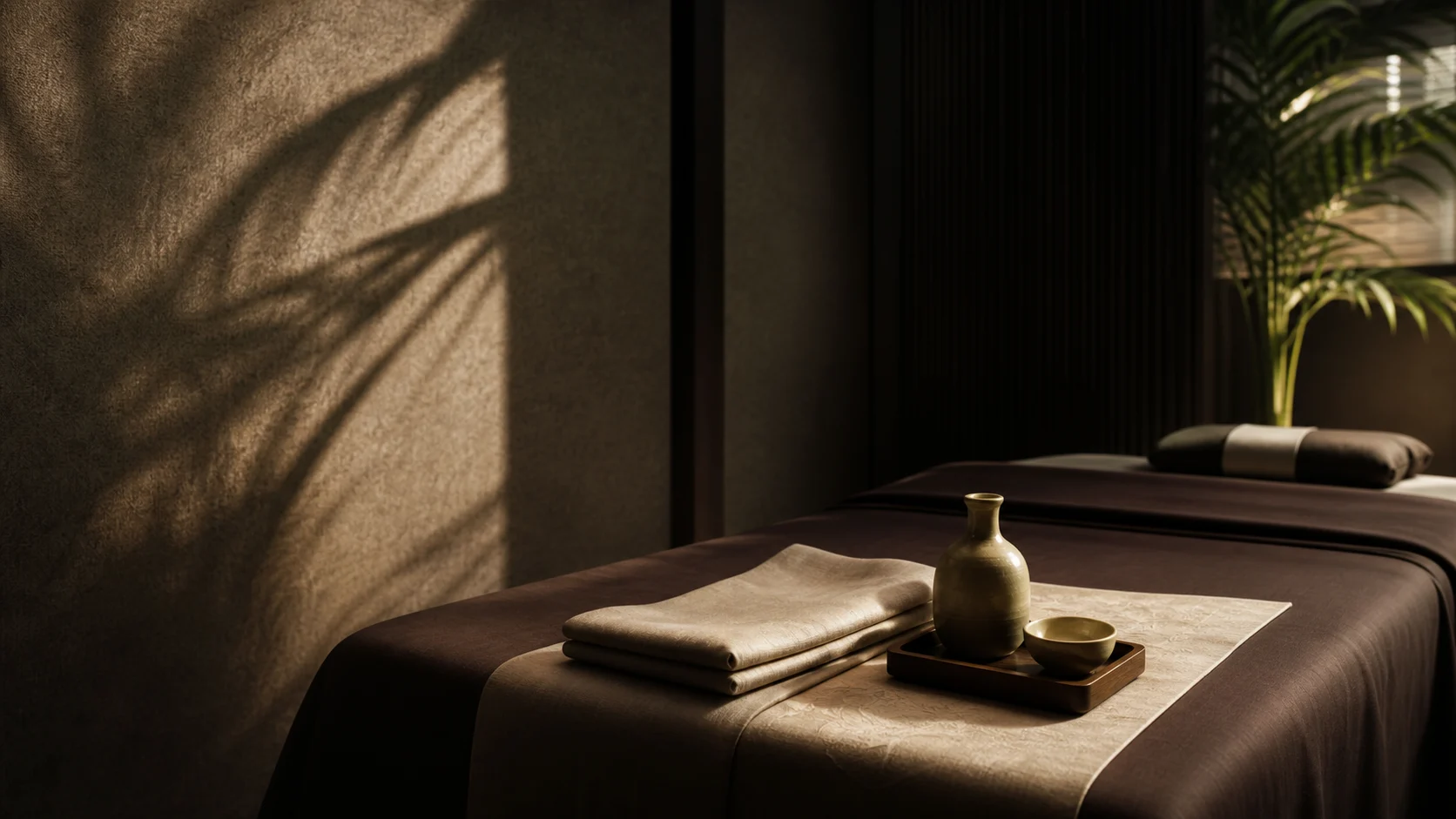 A prepared treatment bed and linen experience for the Heaven KL service promise