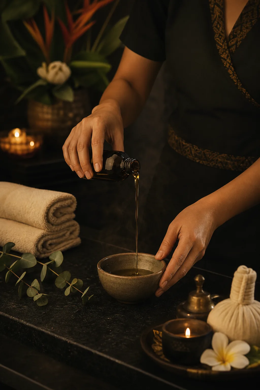 Oil Massage at Heaven Local Spa