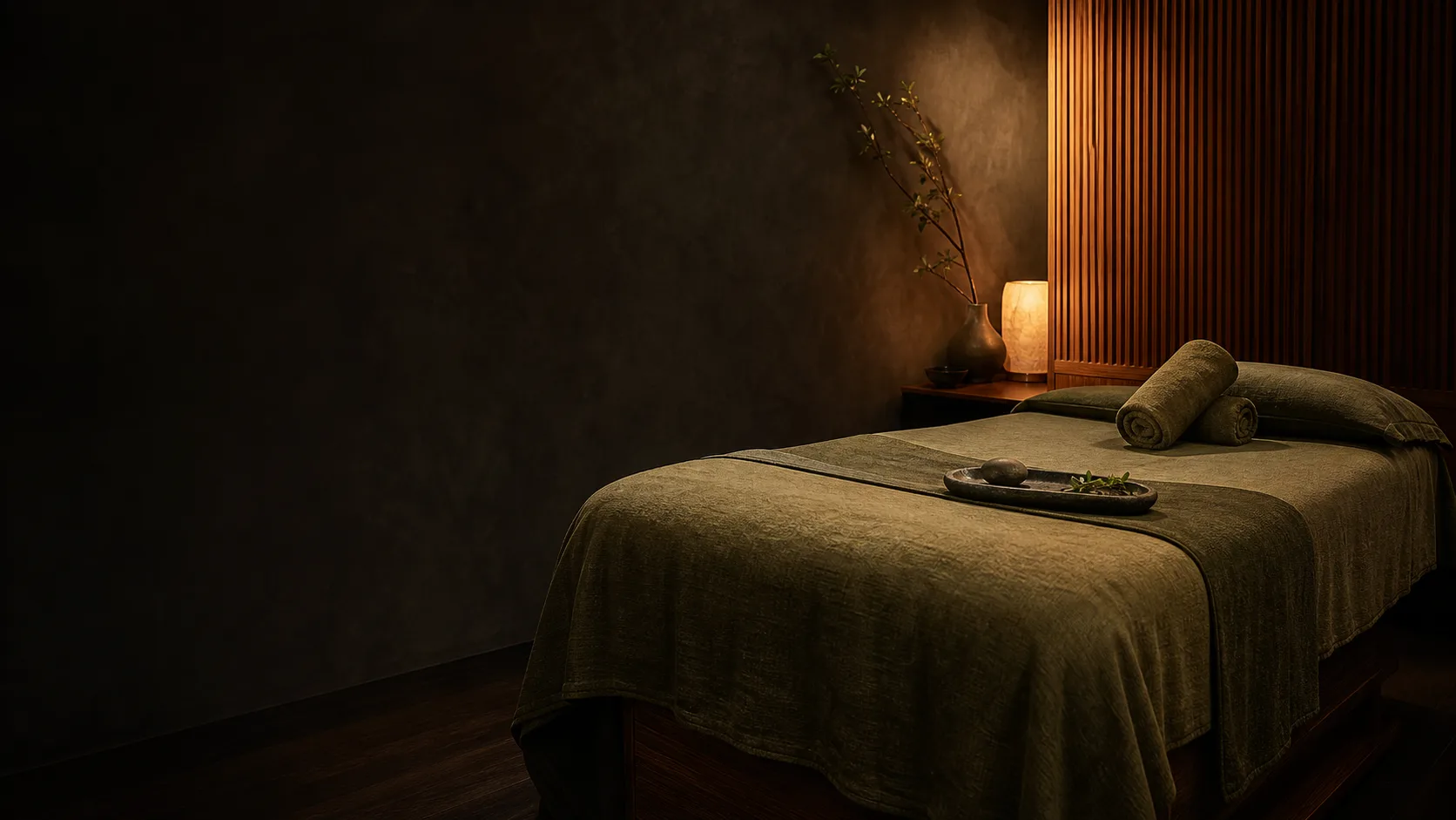 Deep Tissue Massage service preparation