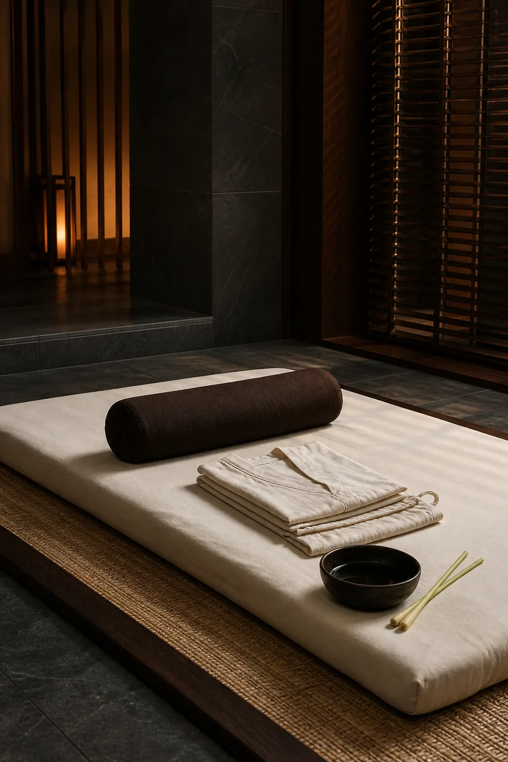 Thai Massage service preparation